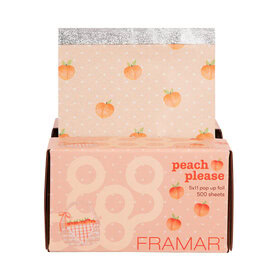 Texturovaná fólie Peach Please | 13x28 cm 500 ks