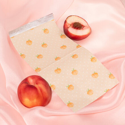 Texturovaná fólie Peach Please | 13x28 cm 500 ks