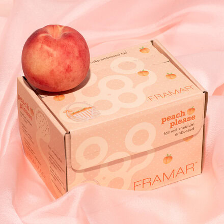 Texturovaná fólie Peach Please  | role 97 m
