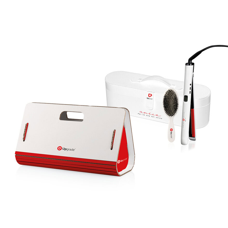 Upgrade Set Unica Retail | žehlička na vlasy + kartáč