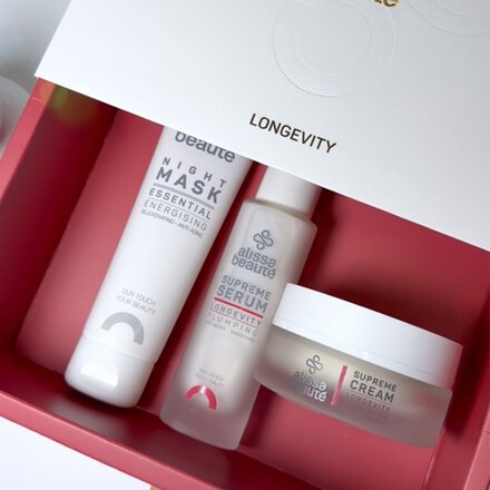 Dárkový set Longevity | Supreme krém, sérum a noční maska Essential