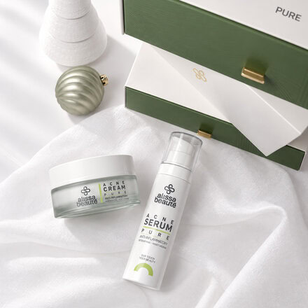 Dárkový set Pure| krém a sérum proti akné