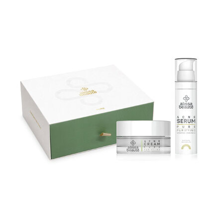 Dárkový set Pure| krém a sérum proti akné