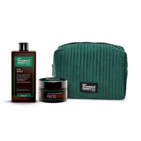 Dárkový set Barber Detox | detoxikační šampon a pasta na vlasy + dárek