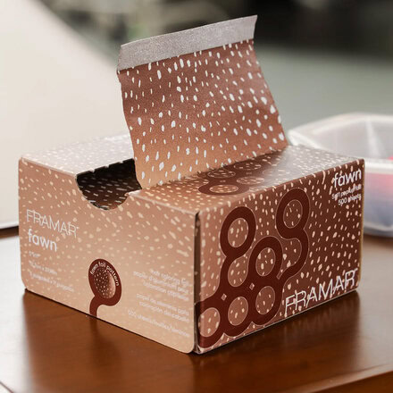 Texturovaná fólie koloušek Fawn | 13x28 cm, 500 ks