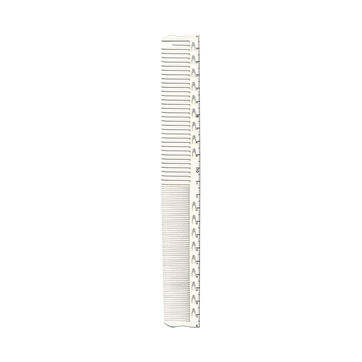 Levně Stříhací hřeben s pravítkem YS-G45/1 pro úhel 90° | 220 mm, bílý