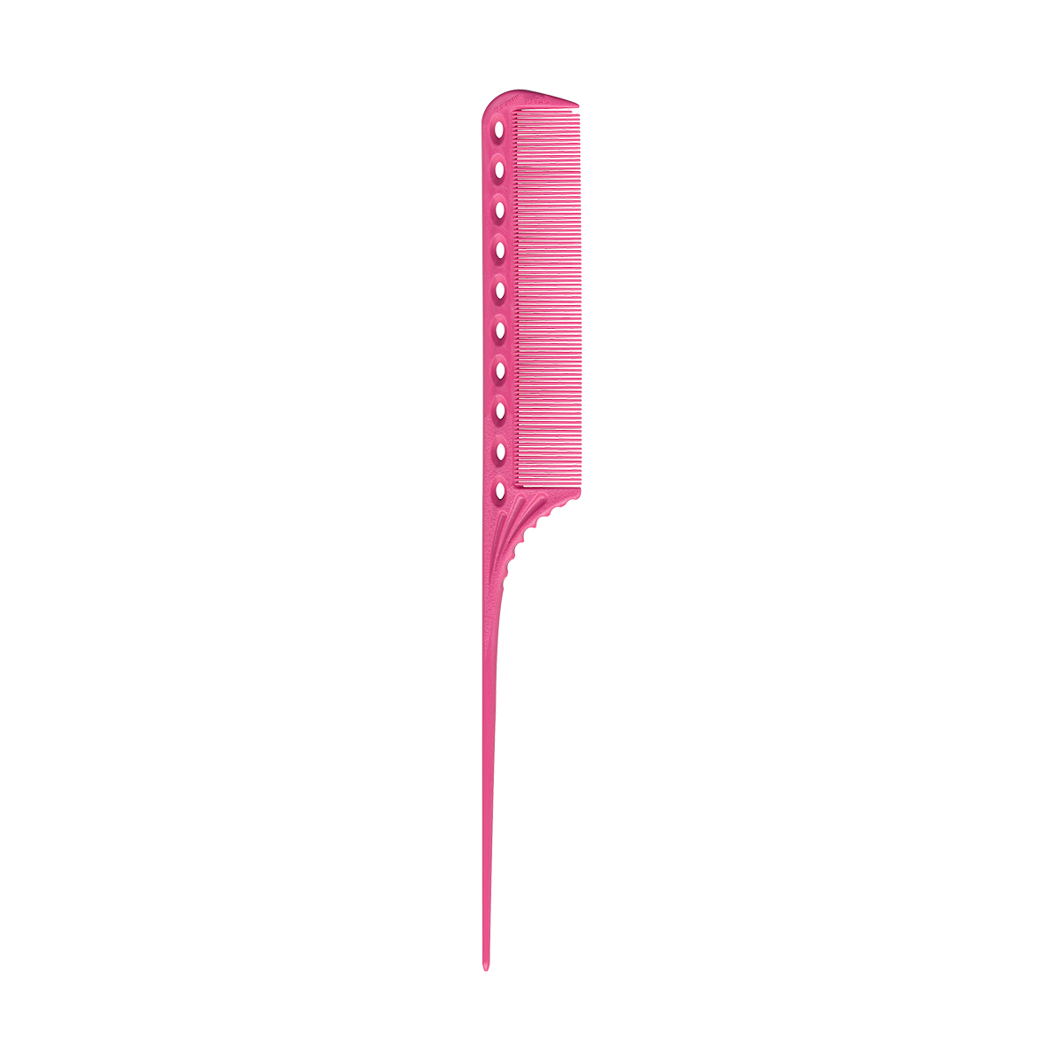 Levně Hustý tupírovací hřeben se špičkou YS-111 | 220 mm, růžový