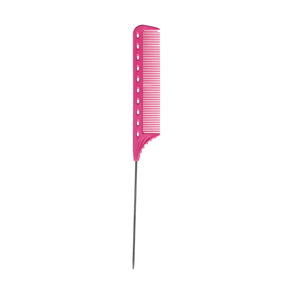 Levně Tupírovací hřeben s kovovou špičkou YS-102 | 220 mm, růžový