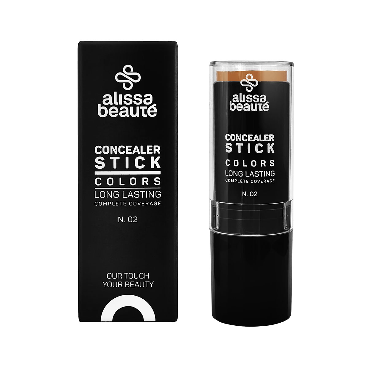 Levně Korekční tyčinka-make-up 3v1 Concealer Stick Colors A 151| odstín 02, tmavý 10 g