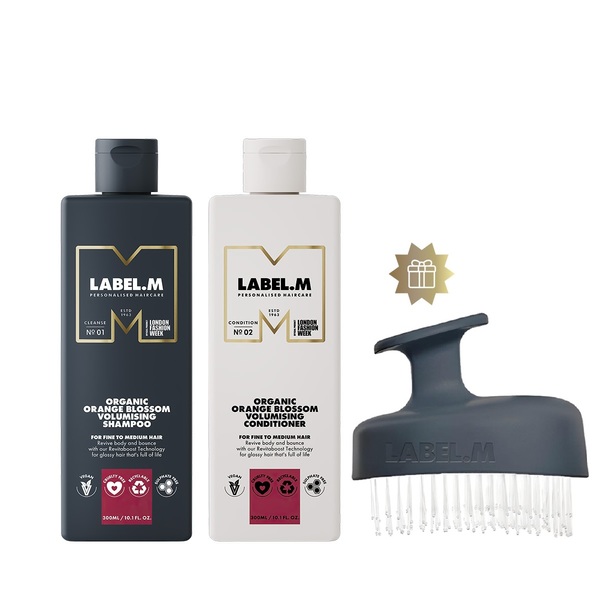Akce Muse | set šampon a kondicionér Organic Orange Blossom + dárek masážní kartáč