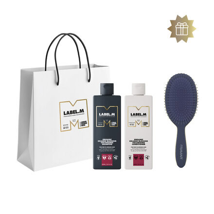 Výhodný set Organic Orange Blossom | šampon a kondicionér + dárek kartáč