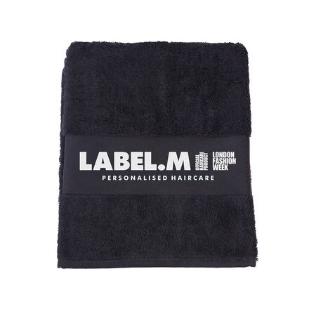 Ručník Label.M | barva černá