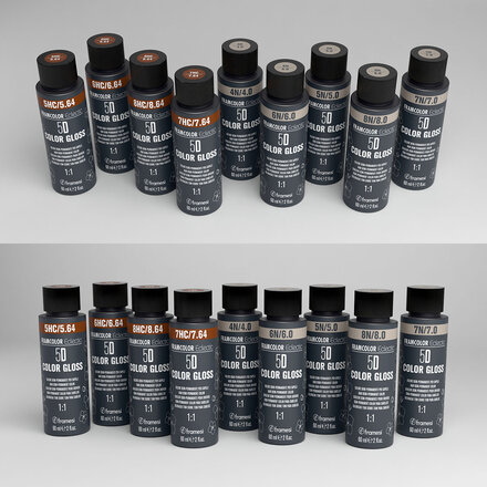 Demipermanentní barva Framcolor Eclectic 5D Chocolates Color Gloss | 4 odstíny