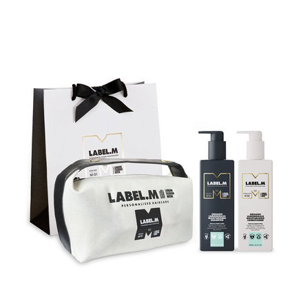 Výhodný set Organic Lemongrass | šampon a kondicionér + dárek taštička