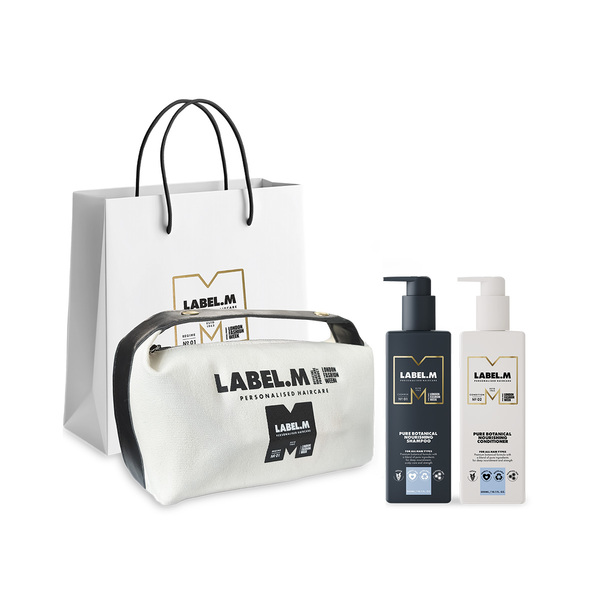 Výhodný set Pure Botanical | šampon a kondicionér + dárek taštička