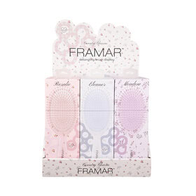 Sada kartáčů Framar Detangle Country Charm | 9 ks + expozitor