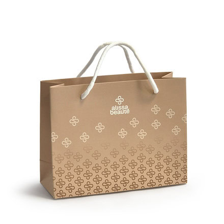 Luxusní papírová taška s logem AB | malá 23x17x8 cm