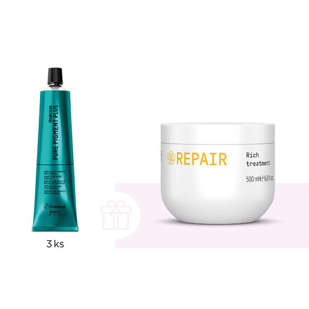 Focus Akce | 3x barvy Pure + dárek maska Repair