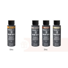 Akce Focus | 5+3 ks barev Eclectic 5D Color Gloss