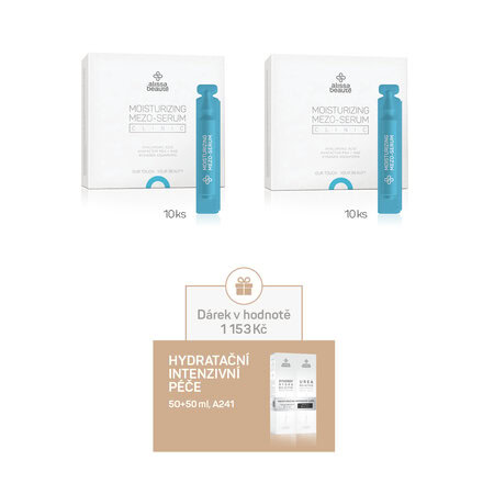Focus Akce | Set Hydratační mezo-sérum Clinic | 10x5 ml - 2 ks + dárek