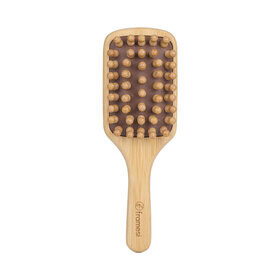 Masážní kartáč z bambusu Bamboo Scalp Massager
