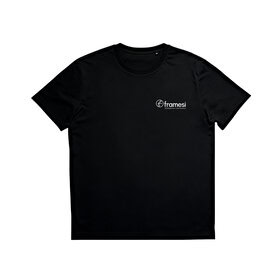 Bavlněné tričko Framesi, unisex - černé | velikosti S, M, L, XL